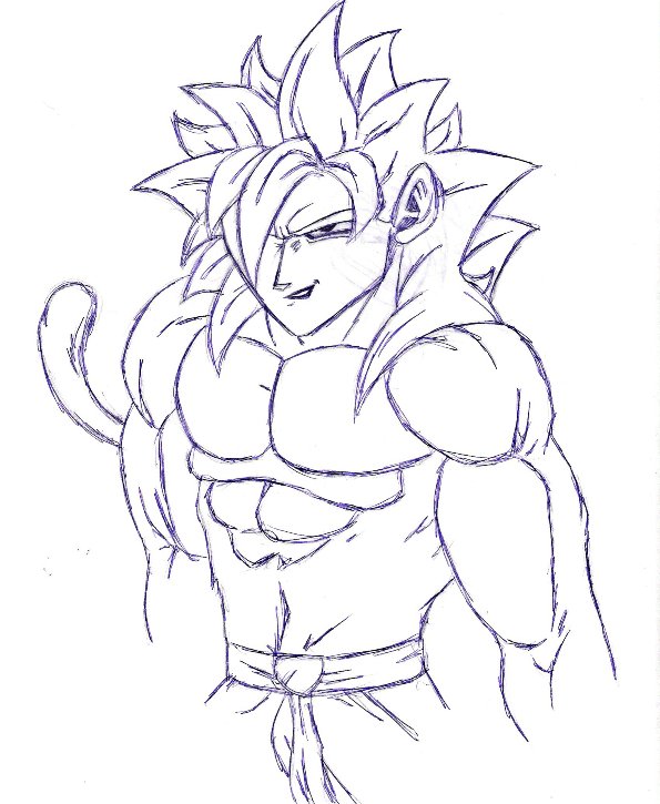 Ss 4 Goku requested by Puffbubble cuz by DorkyDragonOfTheDead