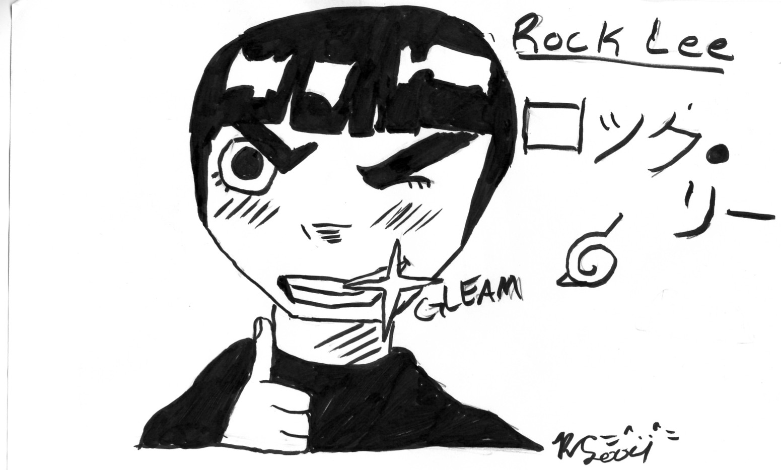 Rock Lee by Dorky_Otaku_Fan_Girl