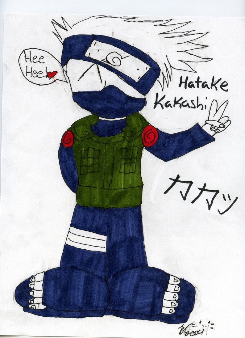 Chibi Kakashi by Dorky_Otaku_Fan_Girl