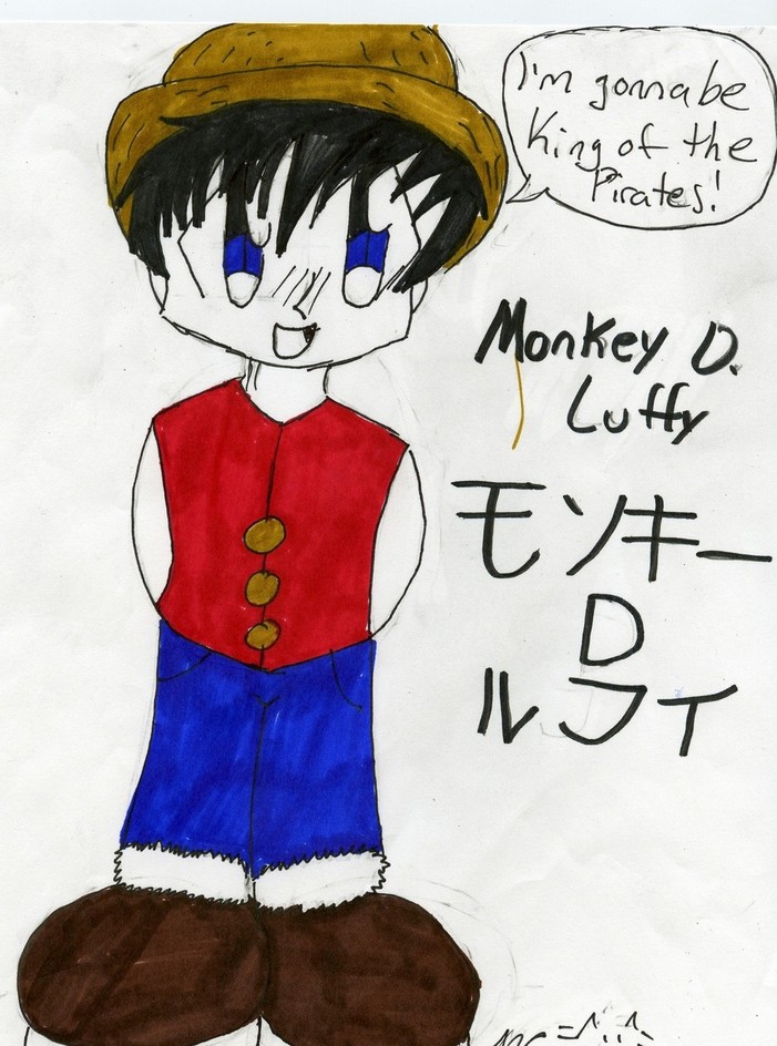 Chibi Luffy by Dorky_Otaku_Fan_Girl