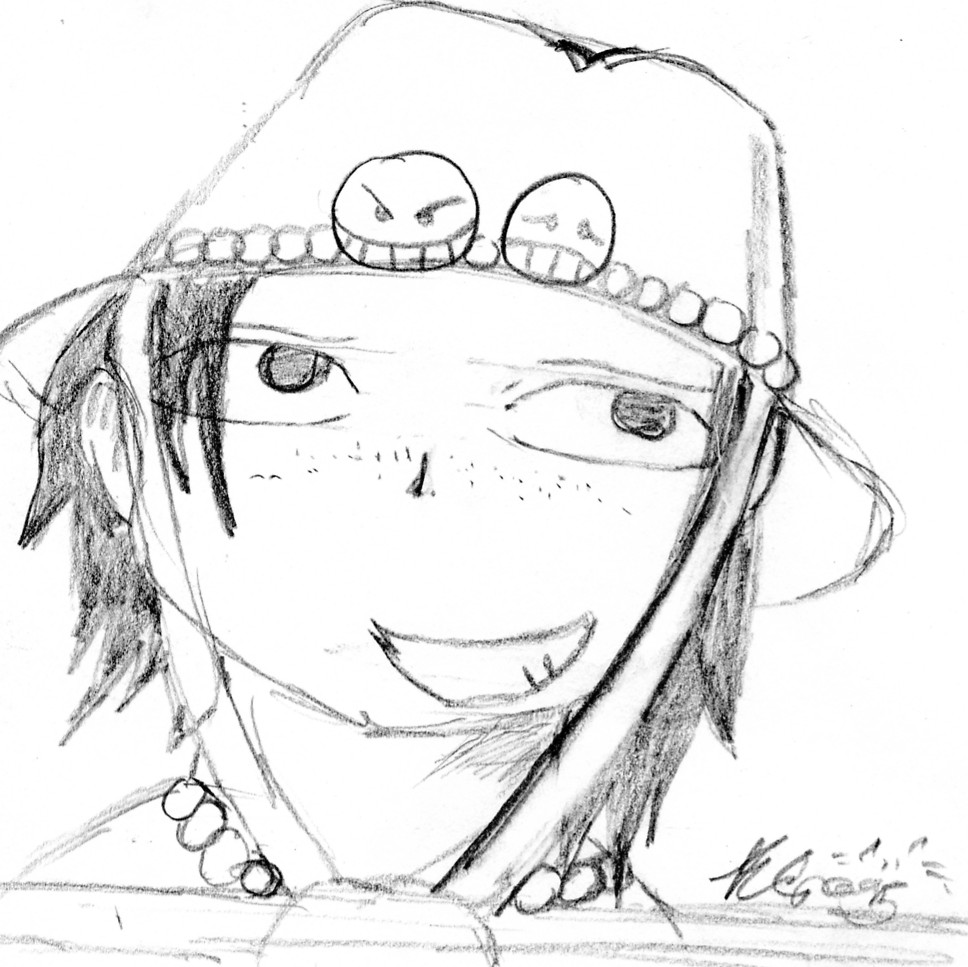 Ace Sketch by Dorky_Otaku_Fan_Girl