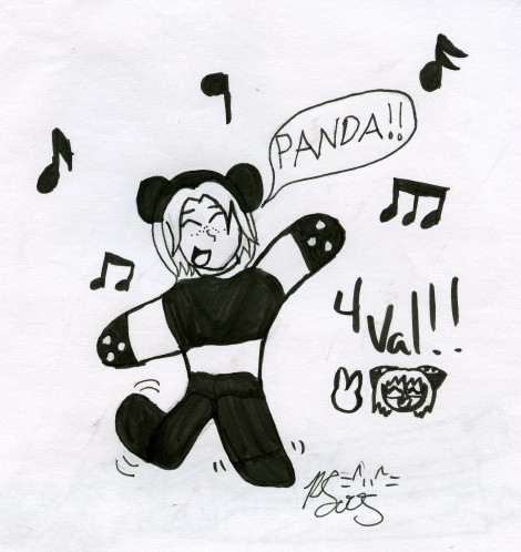 Panda Suit!! (Request for CranberryZorroRaz) by Dorky_Otaku_Fan_Girl