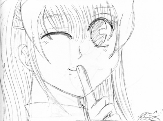Tohru sketch by Dorky_Otaku_Fan_Girl