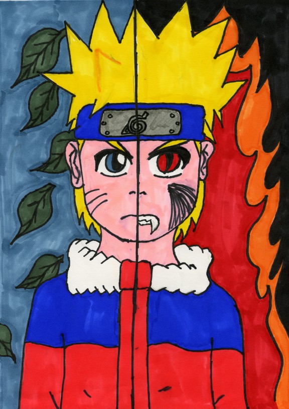 The 2 Sides of Naruto by Dorky_Otaku_Fan_Girl
