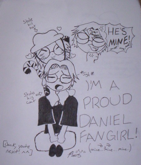 Attack of the fangirls 1: Daniel by Dorky_Otaku_Fan_Girl