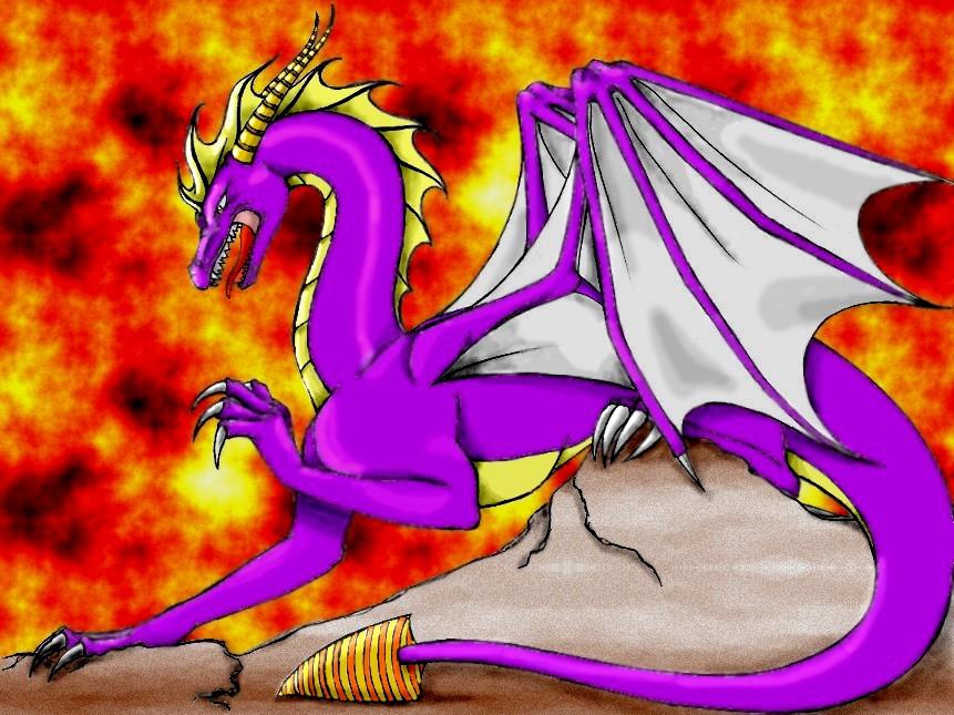 More Realistic Spyro by Dracoanimegurl