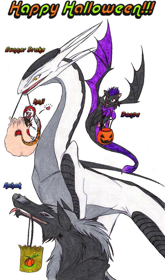 Halloween Picture Colored by Dracoanimegurl