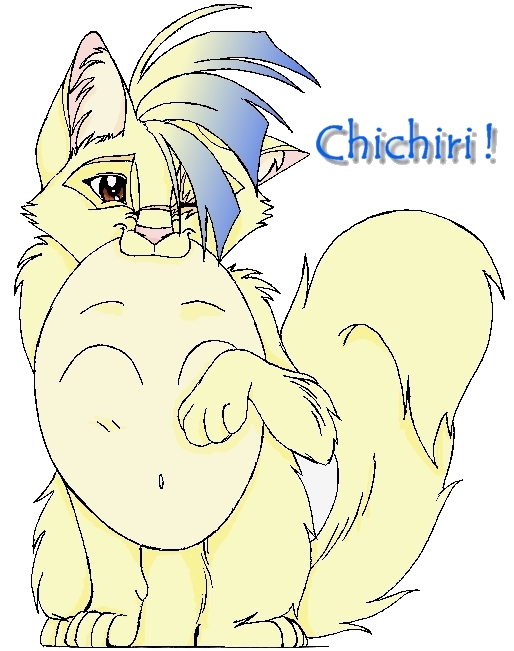 Kitty Chichiri *colored* by Dracoanimegurl