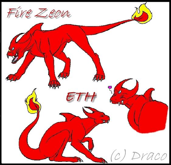 Eth My Adopted Fire Zeon by Dracoanimegurl