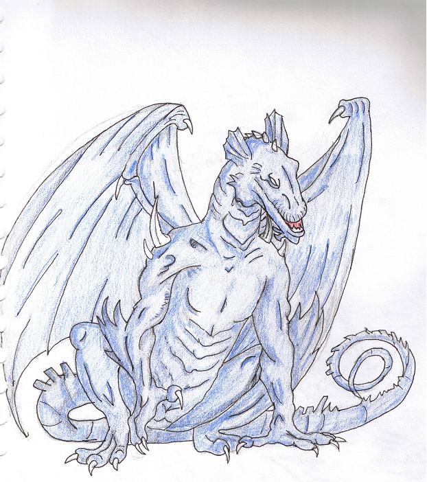 Blue Sky Dragon by Dracomaster