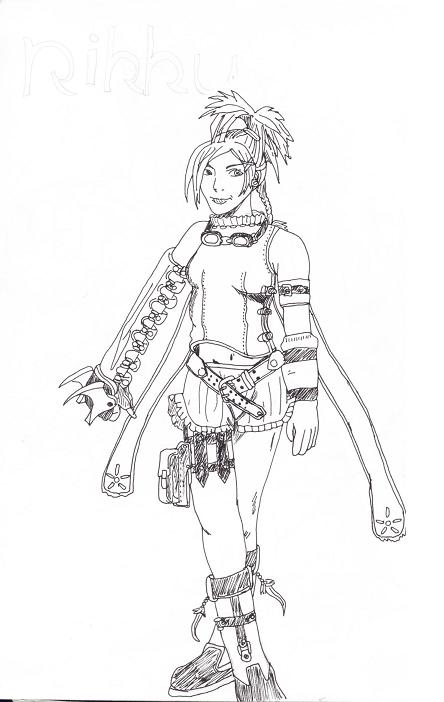 and finally, Rikku by Dracomaster