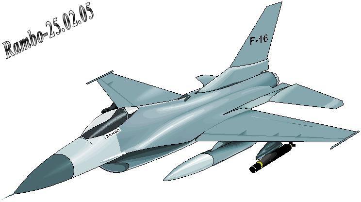 F-16 fighter jet by Dragon2561