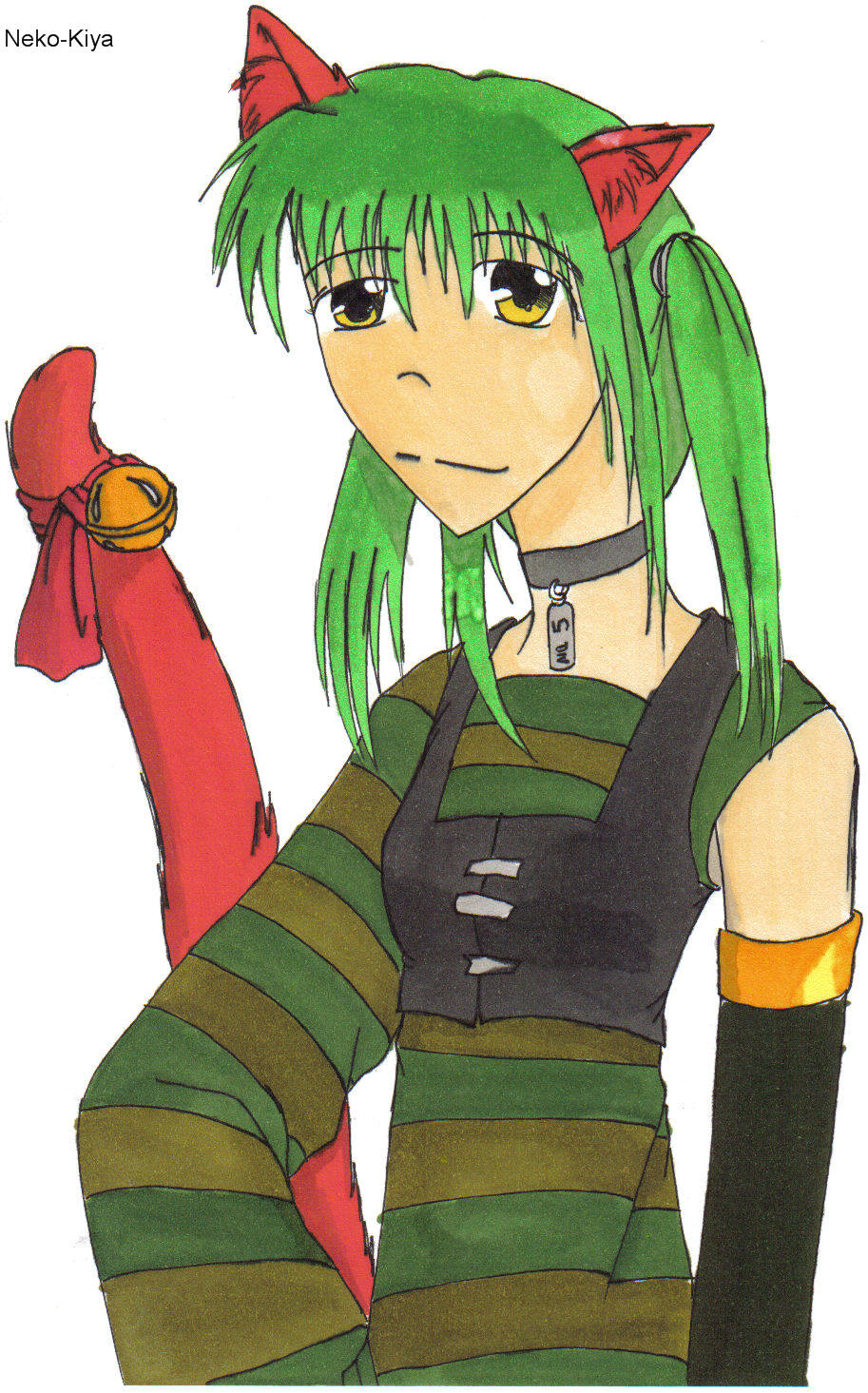 Neko Kiya! In an awsome outfit! by Dragon_Girl