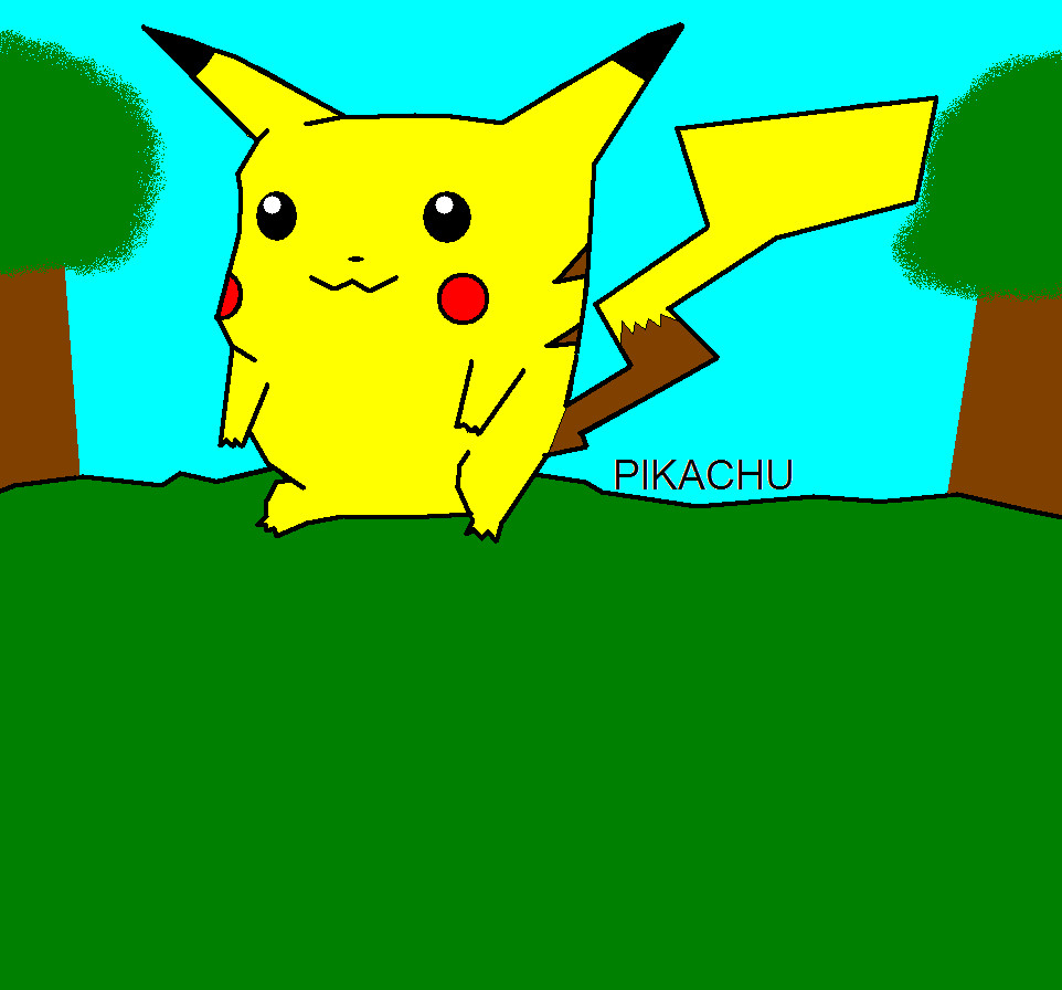 Just Pikachu by Dragonfire25