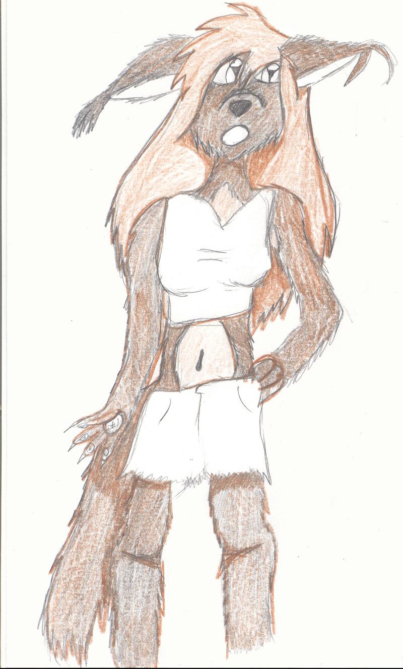 Wolf Girl (Request for Vegimorph) by Dragoninuyokai