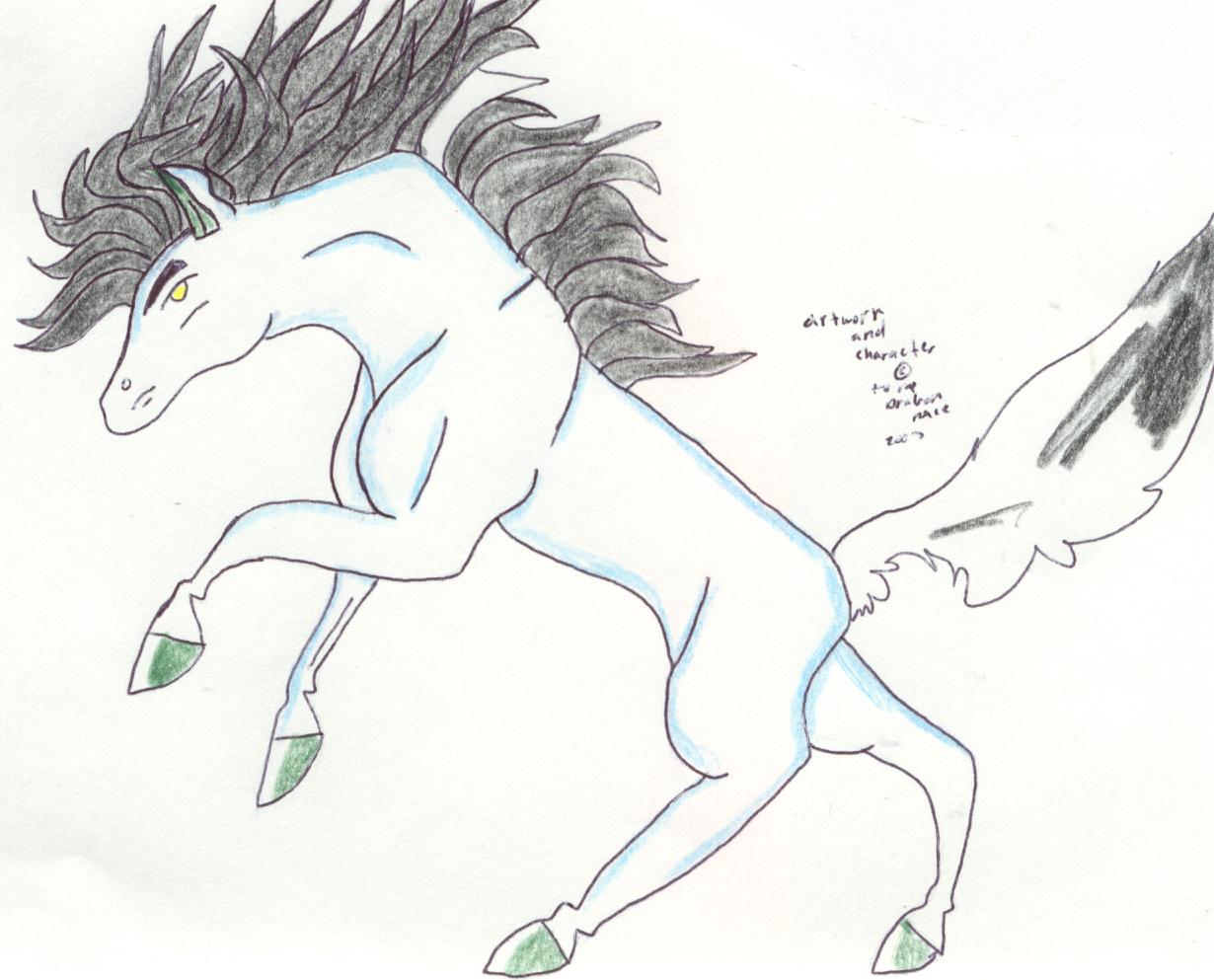 my unicorn character by Dragonrace
