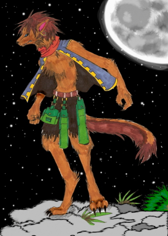 Werewolf Chris from Luner Ship by Dragonspaz