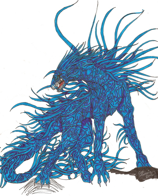blue demon by Dragonspaz