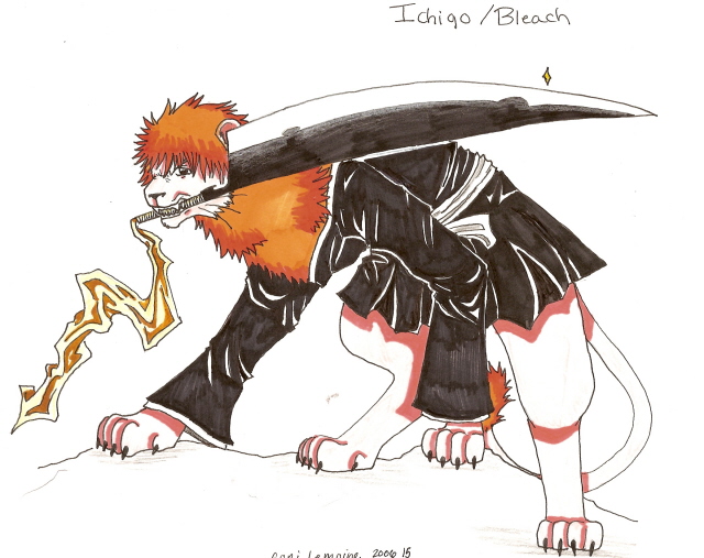 Ichigo lion by Dragonspaz