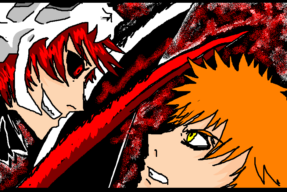 Ichigo vs red by Dragonspaz