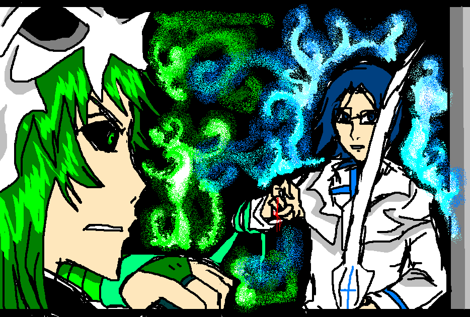 Green vs Ishida by Dragonspaz