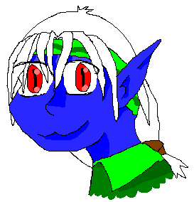 My first attempt at a drow... by DragonxNekoxFire
