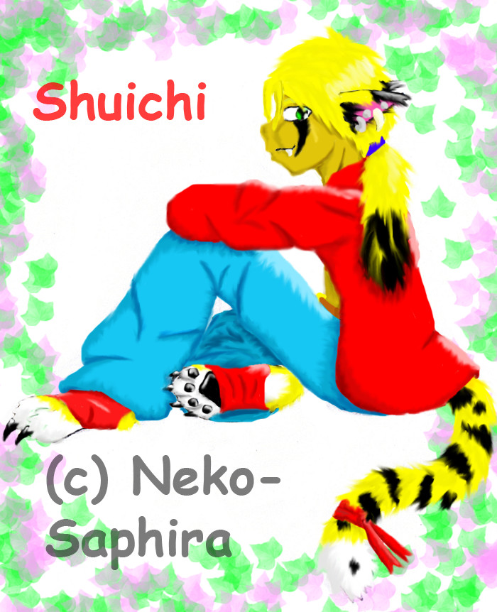 Shuichi the Cheetah by DragonxNekoxFire