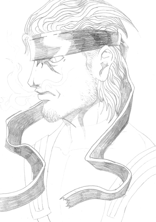 Solid Snake: MGS2 by Dragonxtail