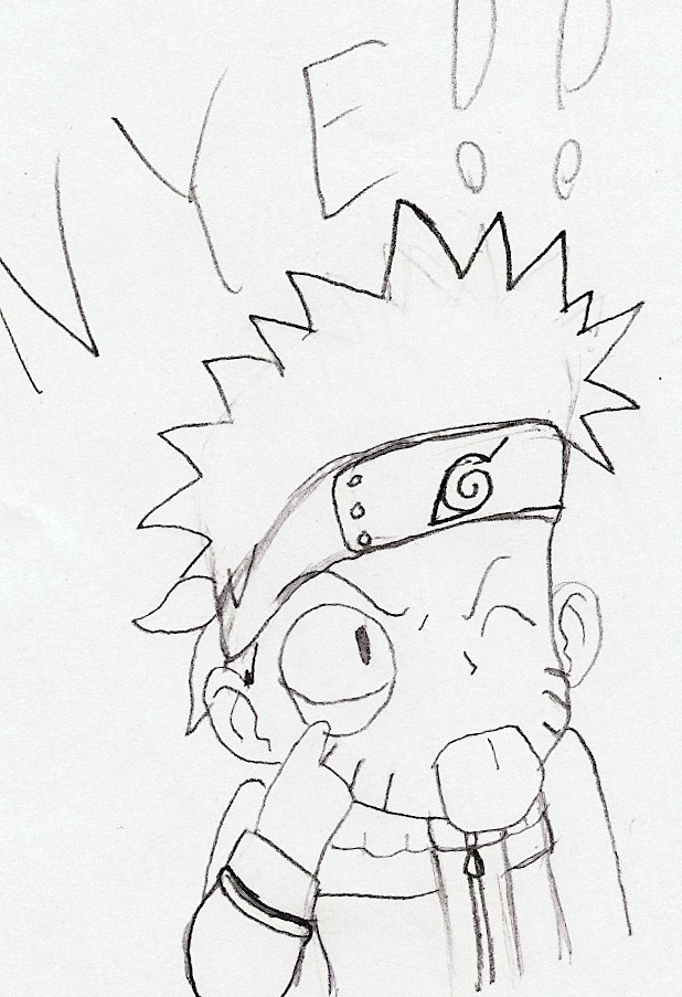 Stupid Naruto Chibi by DrakeGirlandLuna
