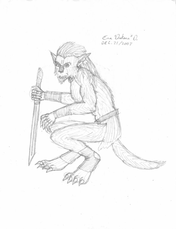 Ugly Warg Anthromorph by DrakenaTheDestroyer