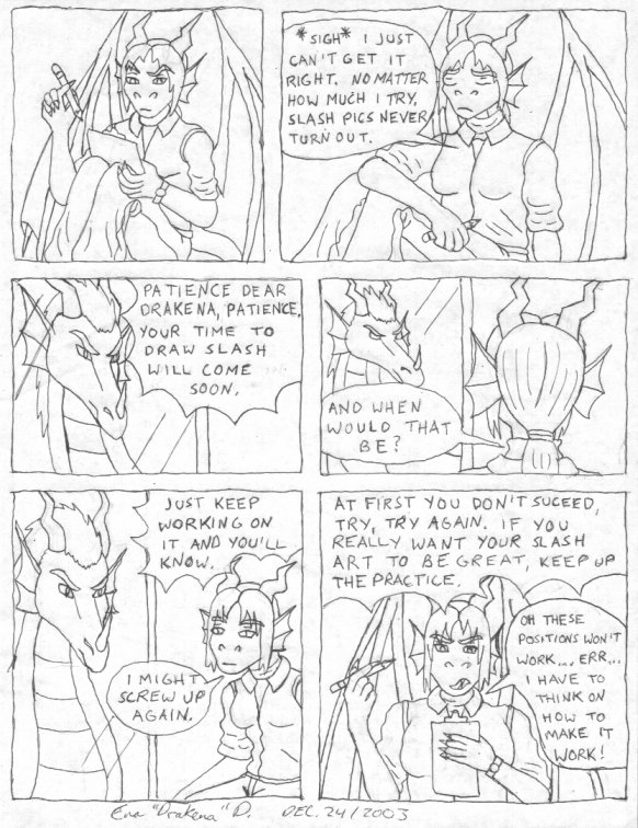Comic - Practice and Patience by DrakenaTheDestroyer