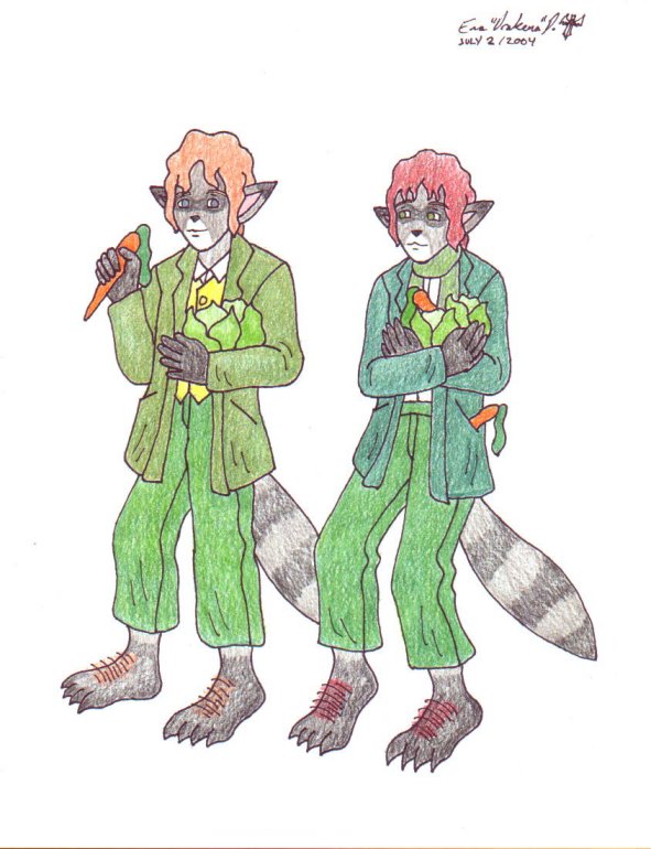 LOTR - Anthro Merry & Pippin by DrakenaTheDestroyer