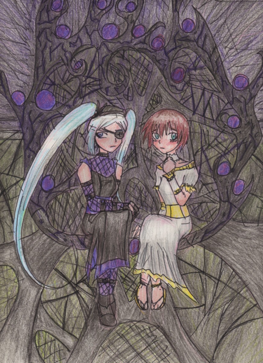 Dark(Lucia and Sumire) by Drakenea
