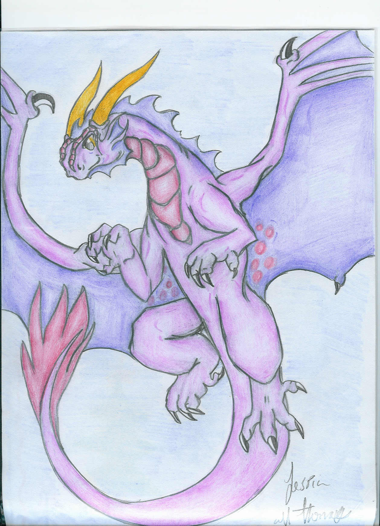 Pink Dragon by Drakengardfan