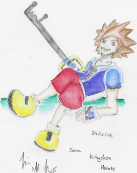 Sora relaxing by Drakengardfan