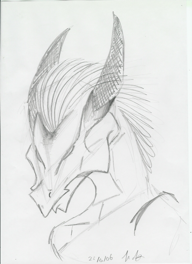 dragon head by Drakengardfan