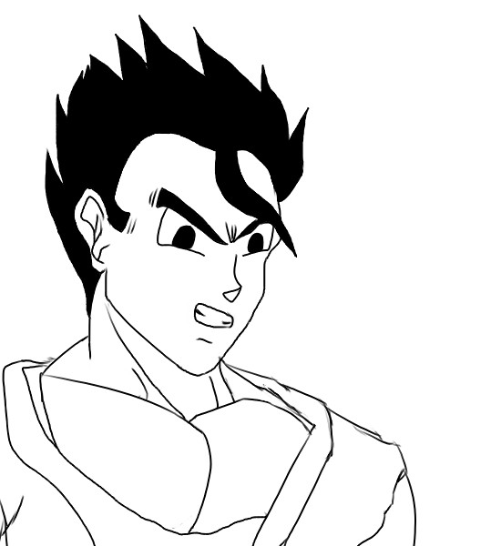 Gohan "OMFG WHAT ARE YOU DOING?" by Drasinnja