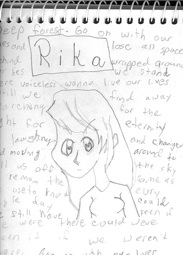 My character, Rika. by Drawing_Freak