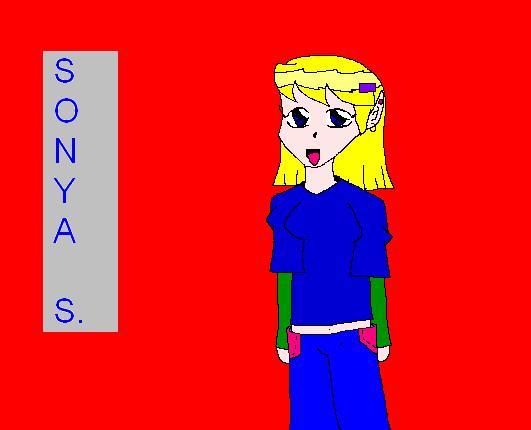 My character, Sonya Sometea by Drawing_Freak