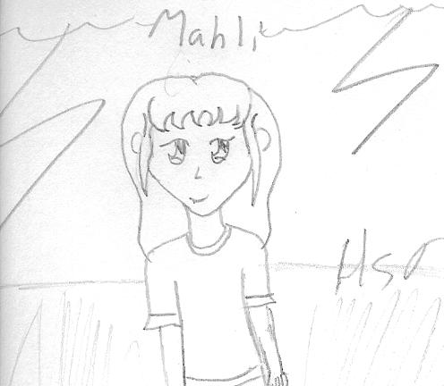 My other friend Mahli (Nikiou) by Drawing_Freak