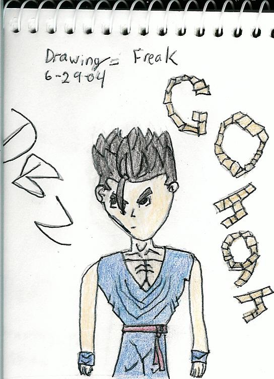 Teenage Gohan by Drawing_Freak