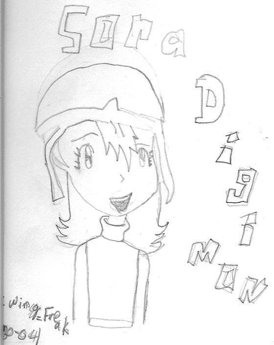 Sora from Digimon by Drawing_Freak