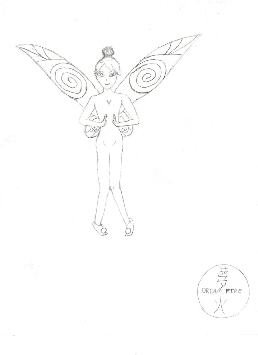 Tinkerbell basic sketch by Dream_Fire