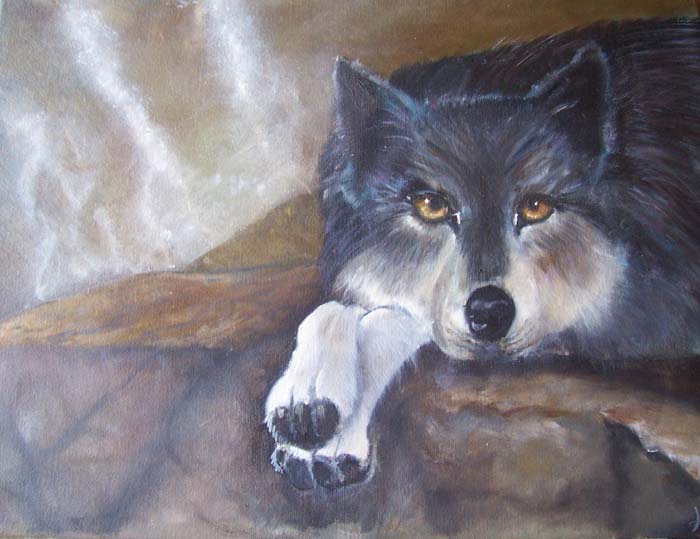 Dark Myst Wolf by DrewTheWolf