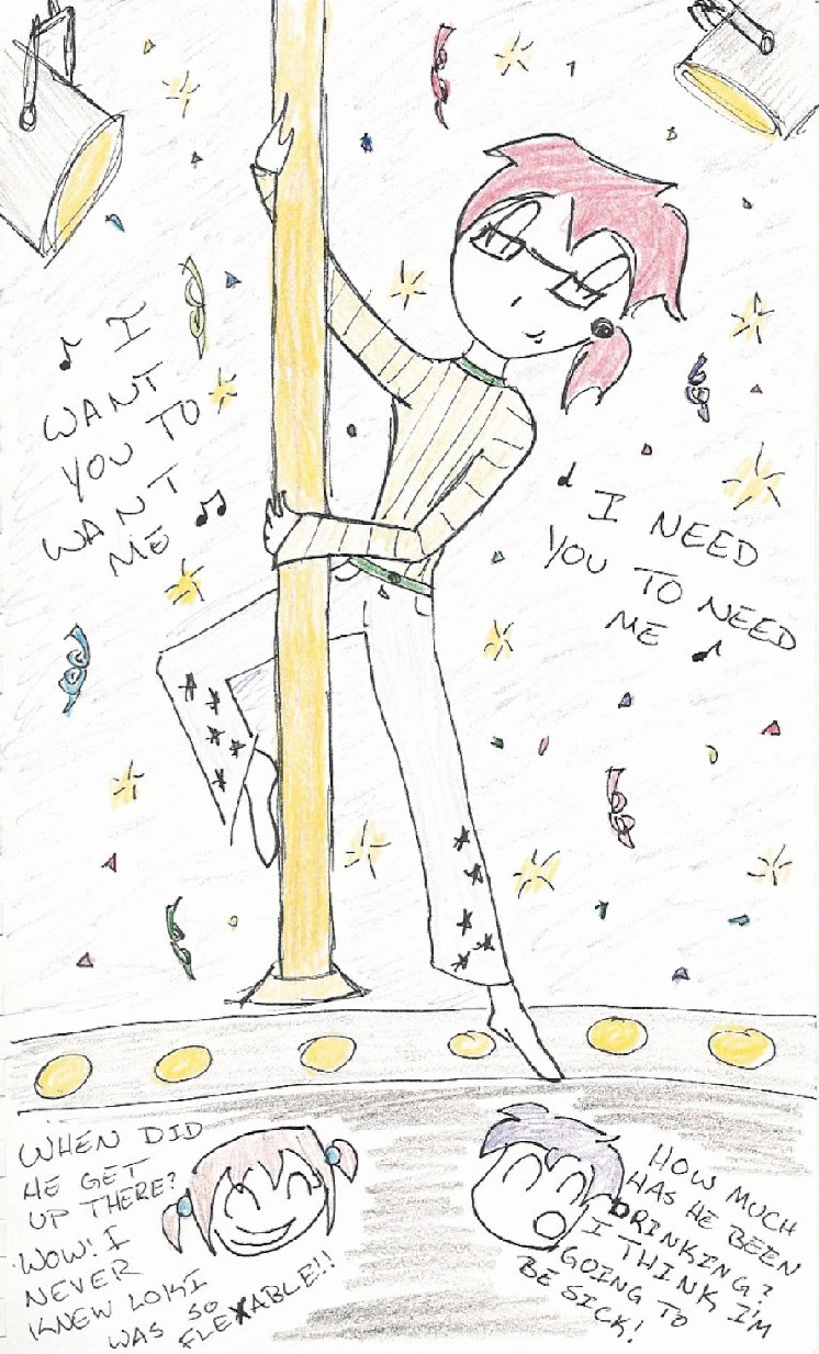 pole dancing by Drummerhime