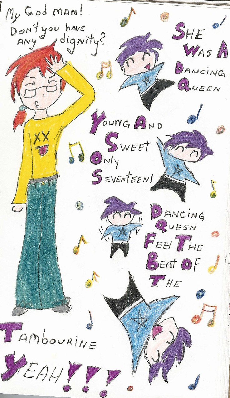 Chad is a dancing queen by Drummerhime