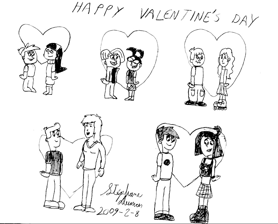 Nicktoons Valentine Day by Dumas