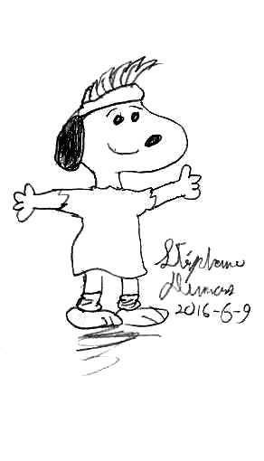 Flashbeagle Snoopy by Dumas