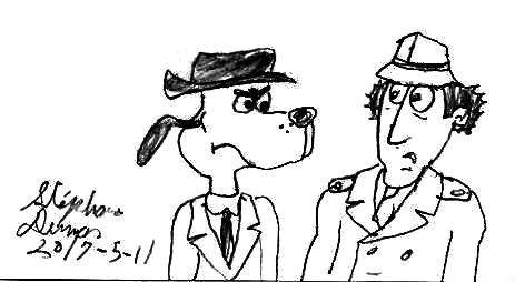 Inspector Gadget meet James Hound by Dumas