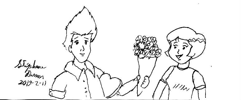 Valentine's Day of Martin Mystery and Alex by Dumas